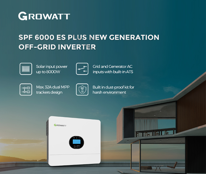 GROWATT LAUNCHED SPF 6000ES PLUS NEW GENERATION OFF-DRID INVERTER.jpg