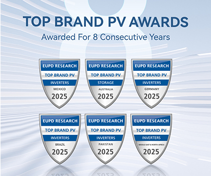 Growatt Secures EUPD Research Top Brand PV Award for 8th Consecutive Year, Expanding Recognition Across Six Global Markets