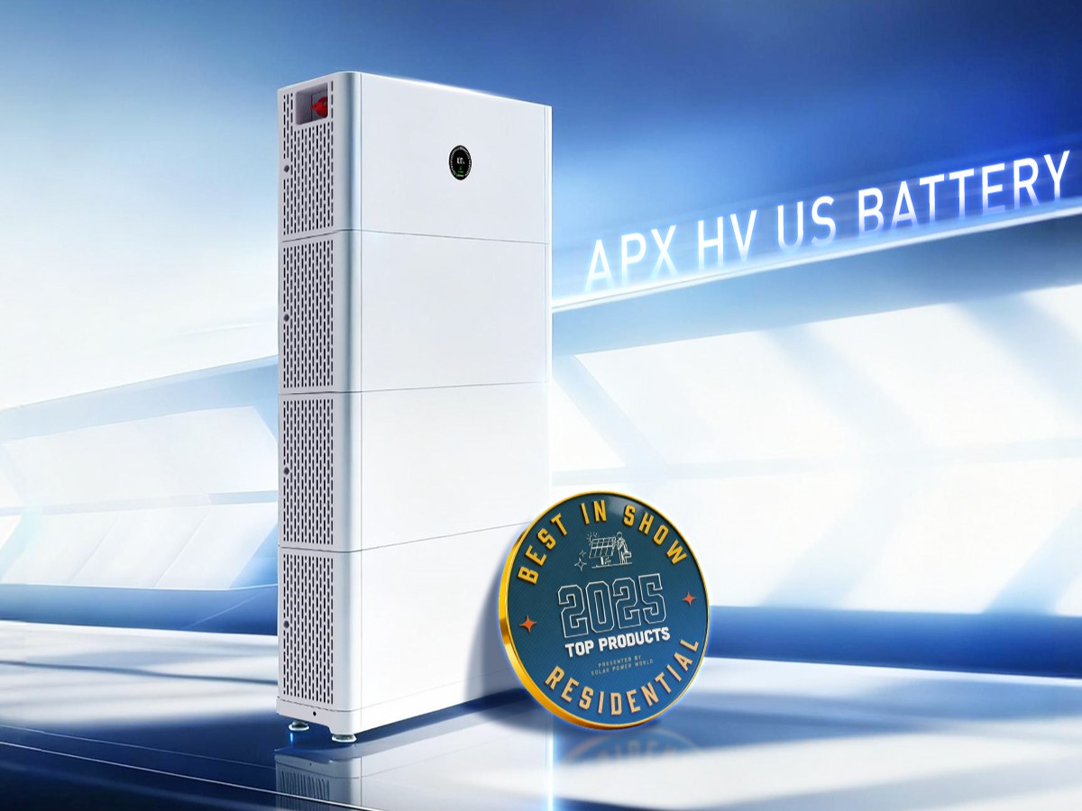Growatt APX HV Battery System Wins Best in Show at Solar Power World 2025 Awards